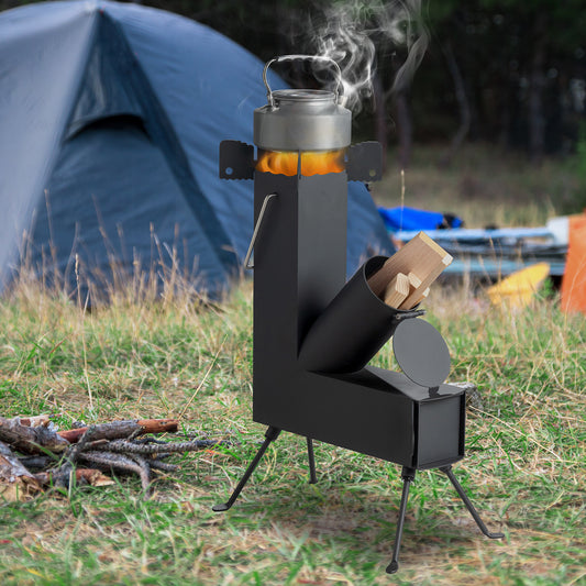 Portable Camping Rocket Stove