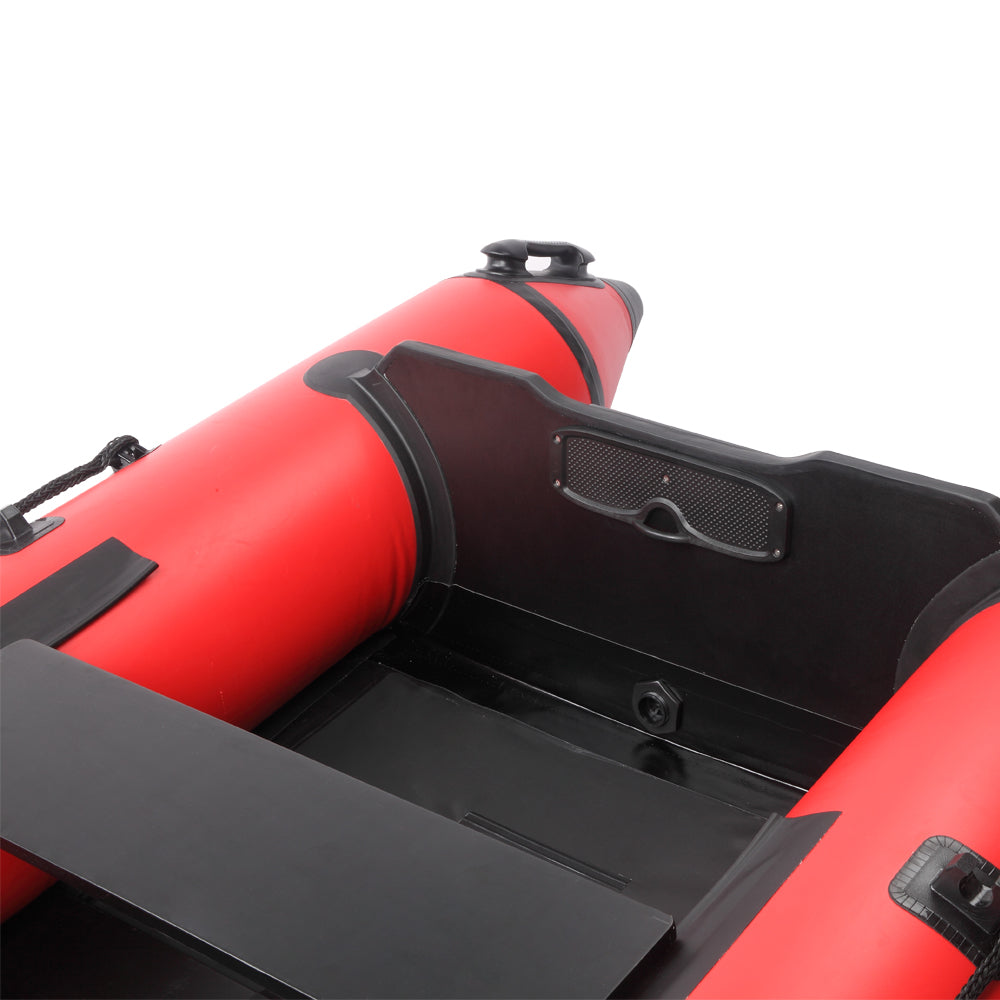 Camping Survivals 10ft PVC 330kg Inflatable Water Boat for Adults - Red