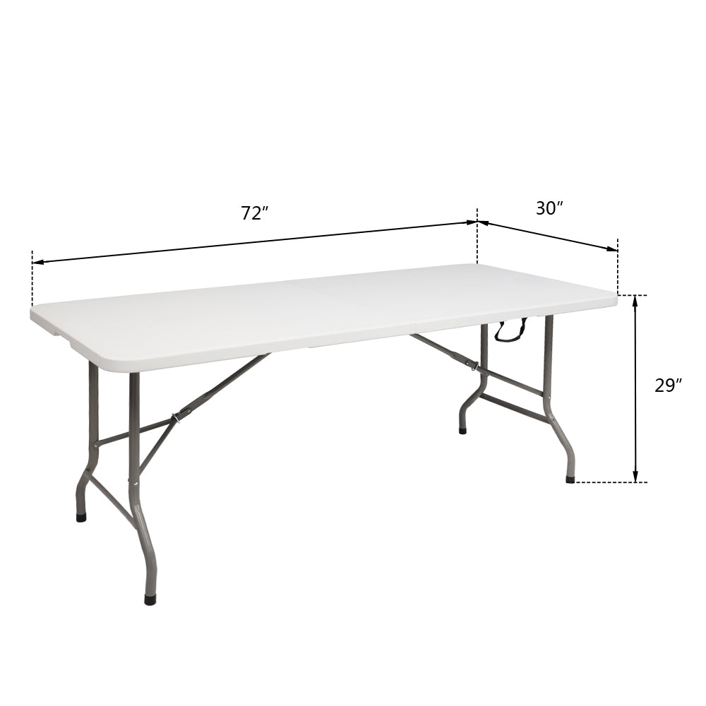 6FT Outdoor Courtyard Foldable Long Table